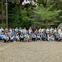 【令和6年8月度の神社清掃を行いました】